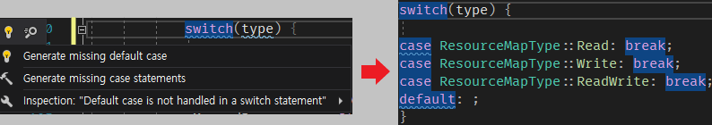 switch-generate-case